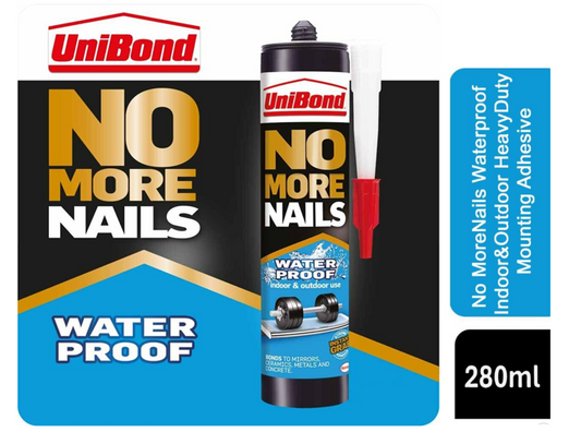 Unibond No More Nails Waterproof Adhesive Glue 280g