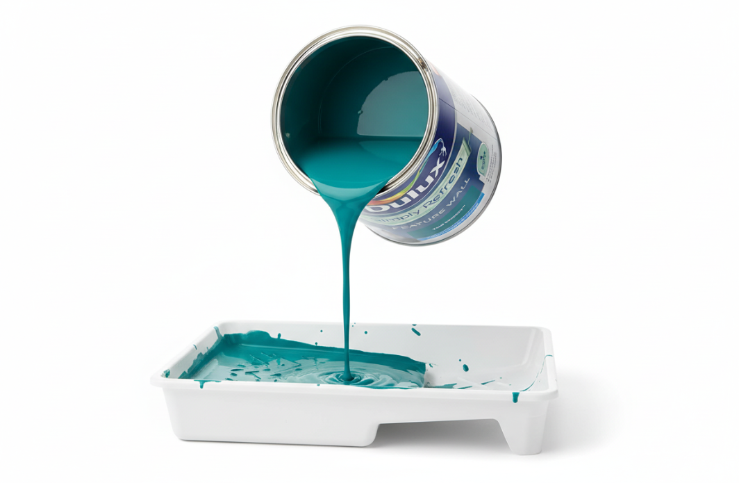Dulux Simply Refresh Feature Wall Matt Emulsion Paint - Teal Tension - 1.25L, 5569246