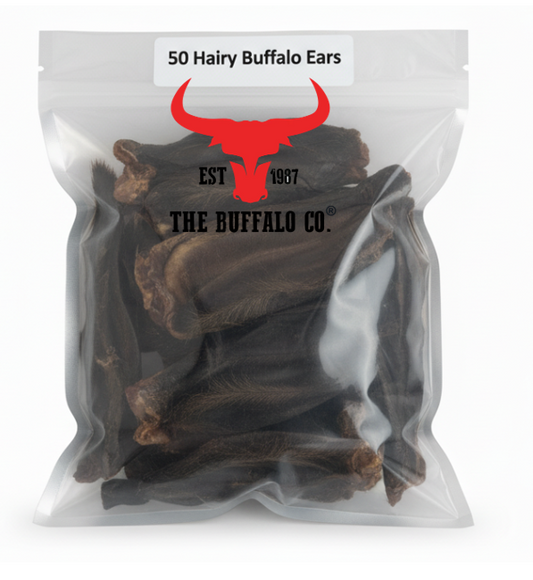 The Buffalo Co. Buffalo Dog Treats Hairy Ears Box of 50