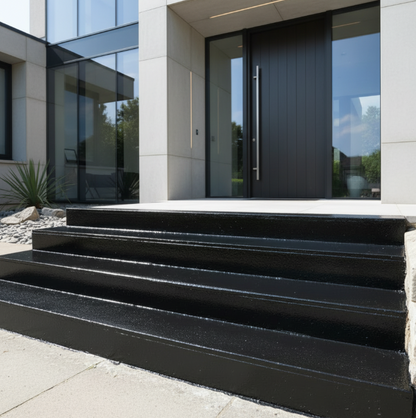 Ronseal Doorstop Paint Tile Black Satin Doorstep paint,250ml