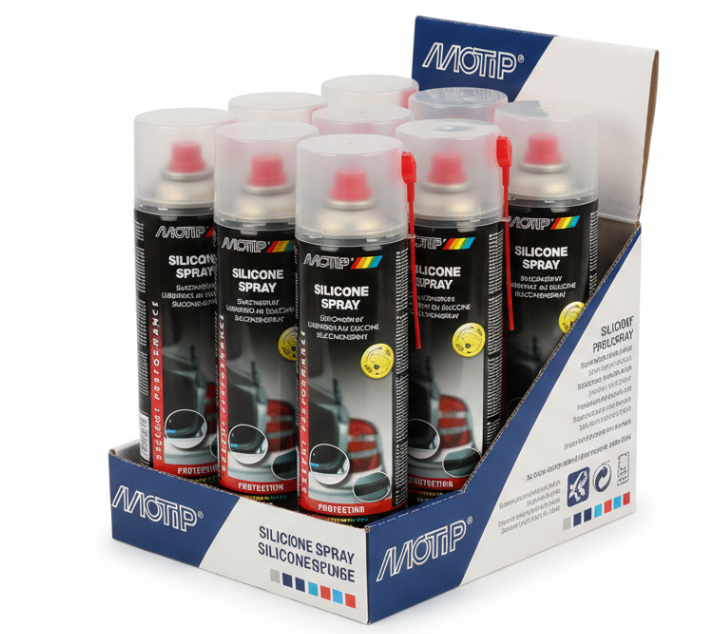 Motip Silicone Spray | Fast Drying | 1 x 500ml.