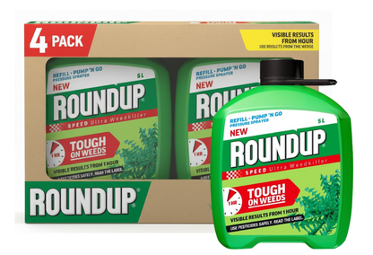 RoundUp Speedy | Ultra Weedkiller | Glyphosate Free | Refill 1 x 5 Litre