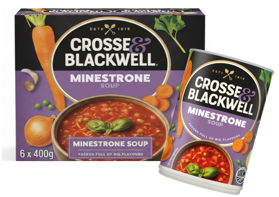 Crosse & Blackwell Cream of Minestrone Soup 6x400g