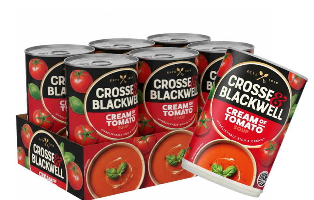 Crosse & Blackwell Cream of Tomato Soup 6x400g
