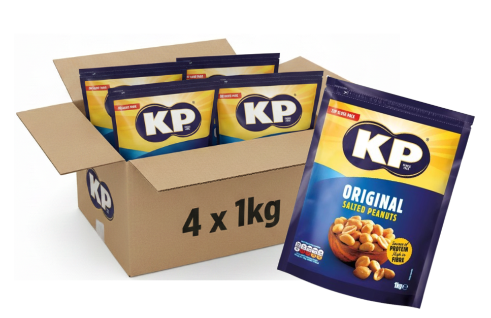 KP Salted Peanuts | Resealable Bag 1 x 1kg