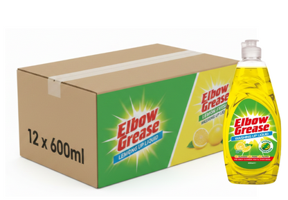 Elbow Grease Washing Up Liquid | Lemon | 1 x 600ml