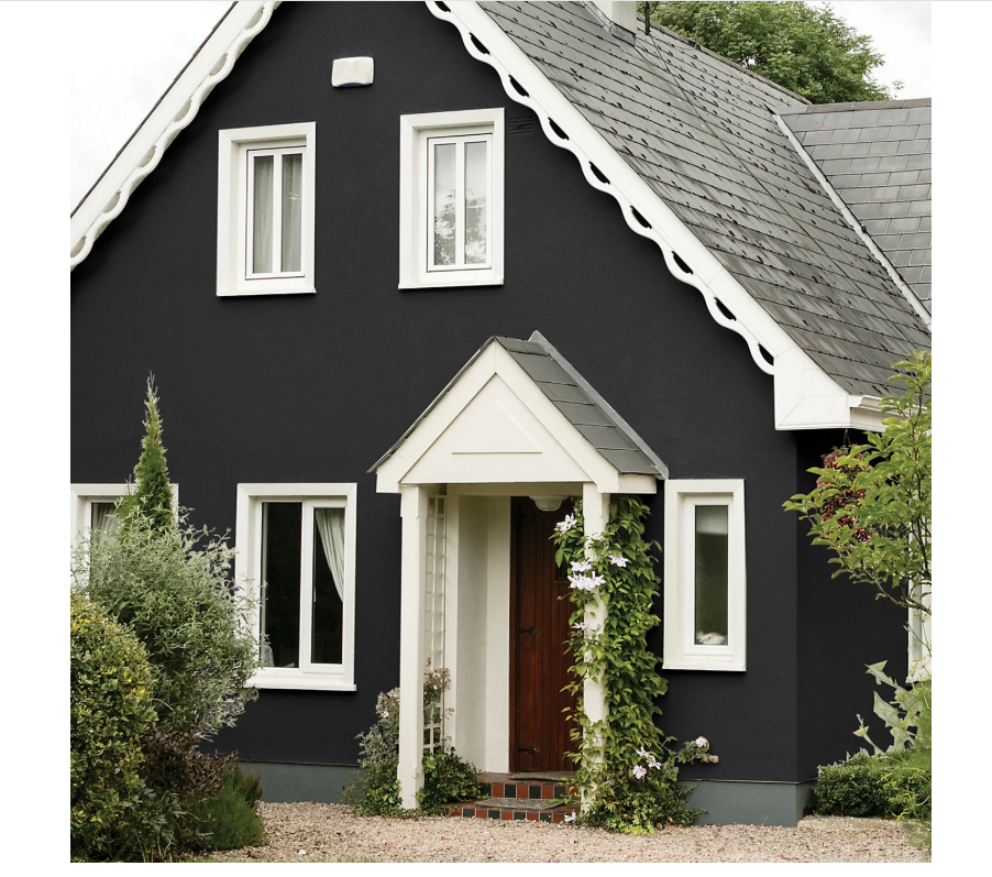 Sandtex Microseal Smooth Masonry Paint | Black | 1 x 1L