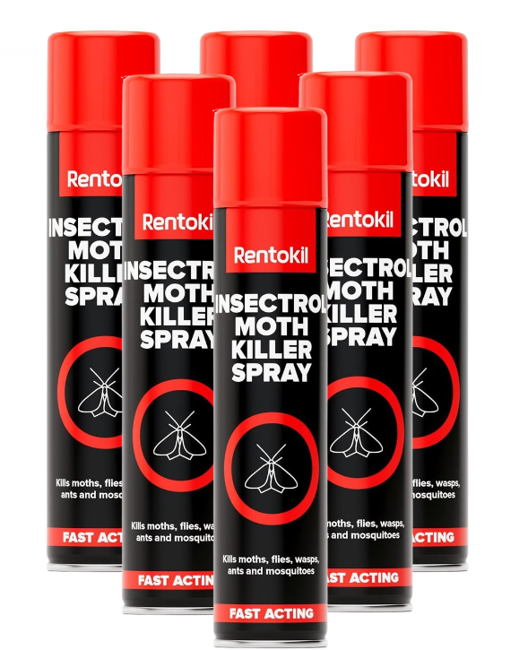 Rentokil Insectrol Moth Killer Spray 300ml Flies, Ants, Wasps etc