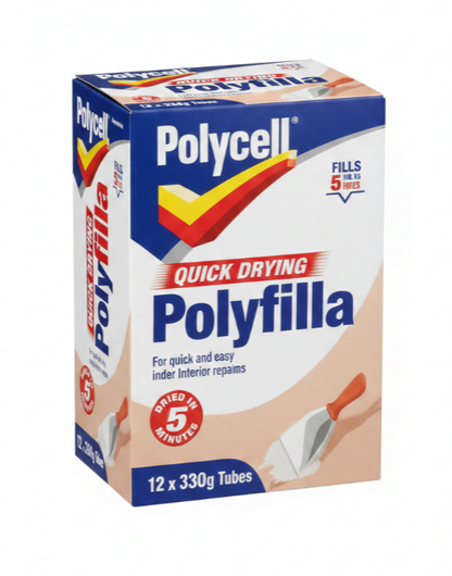 Polyfilla Quick Drying Filler | 1 x 330ml Tube