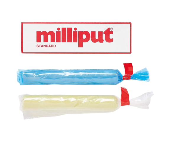 Milliput Standard Yellow Grey Epoxy Putty 125g