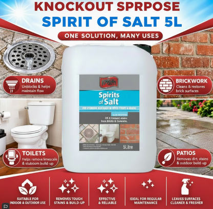 Knockout Spirit of Salts | 5 Litre Tub