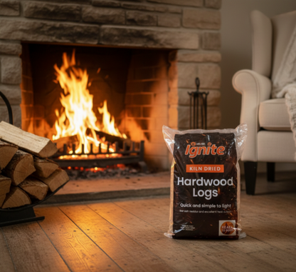 KILN DRIED HARDWOOD LOGS (BAG)