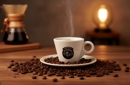 New Lavazza Tierra Espresso Coffee Cup & Saucer 4oz
