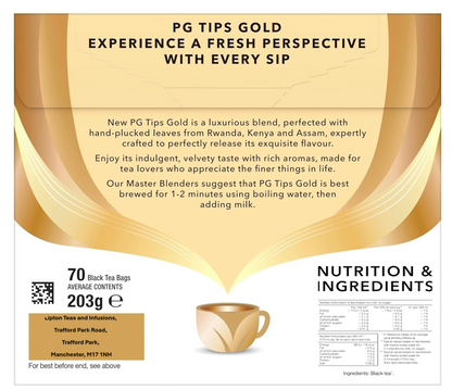 PG Tips Special Blend Gold 70s Box 203g