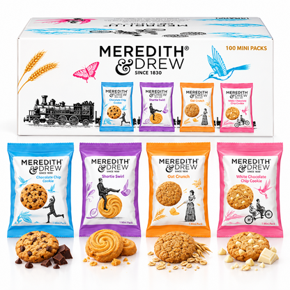Meredith & Drew Minipack Biscuits 4 Varieties Twinpack 100's