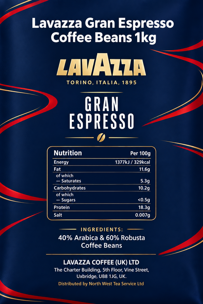 Lavazza Gran Espresso Coffee Beans 1kg