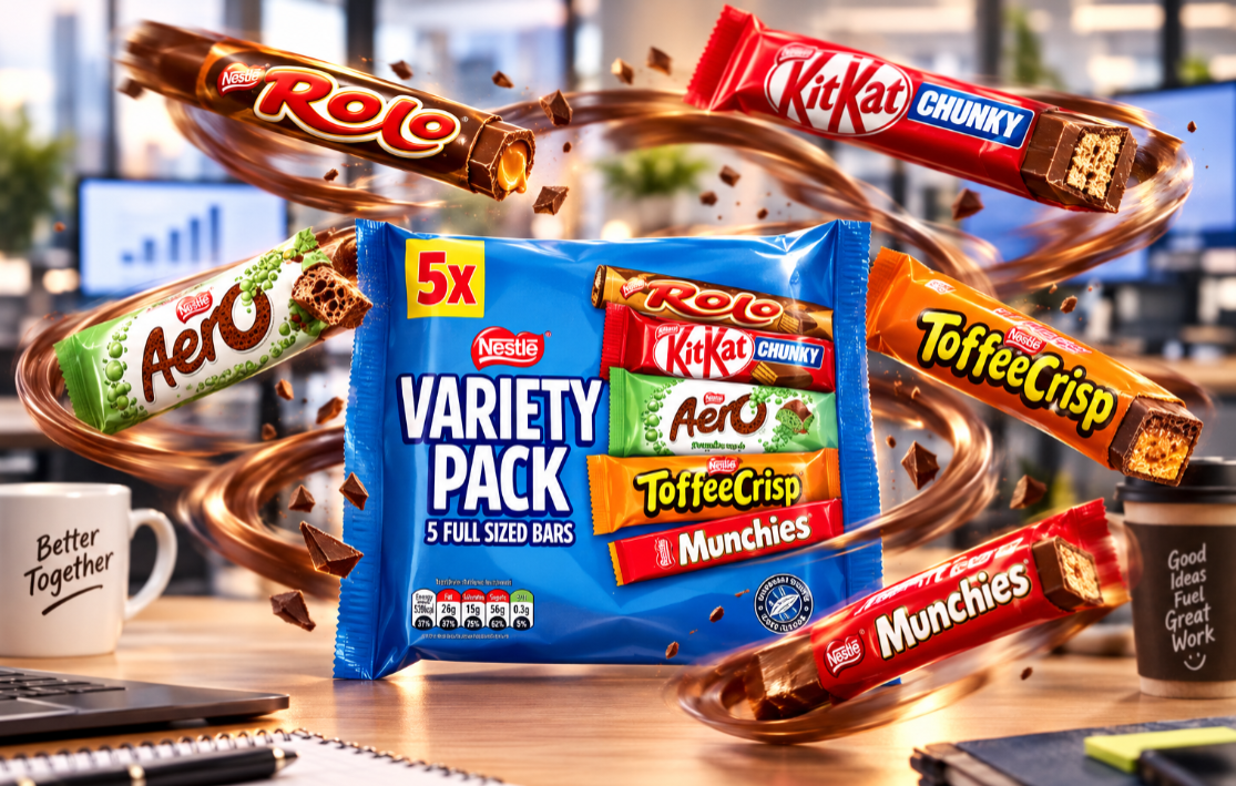 Nestle Variety Chocolate Bar Pack 5's