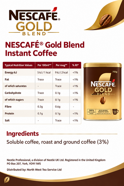 Nescafe Gold Blend Freeze Dried Coffee 750g