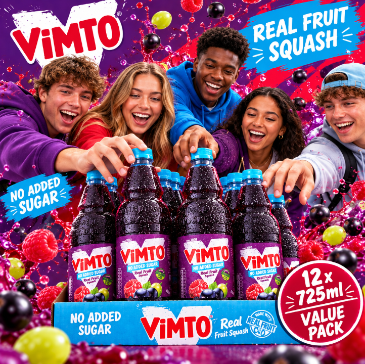 Vimto No Added Sugar Squash 725ml