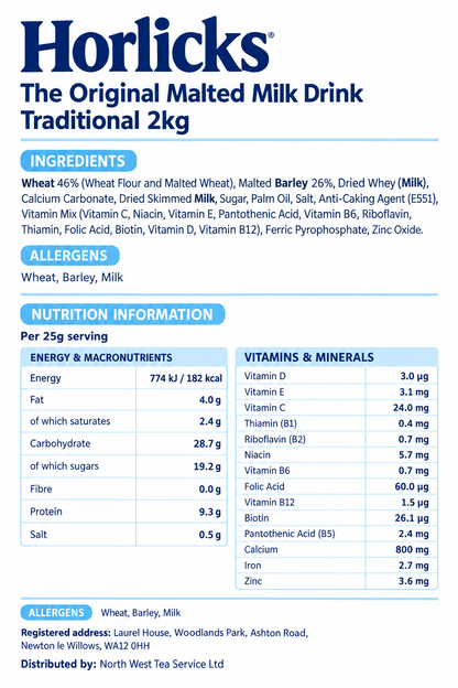Horlicks Original Malt Drink 2kg