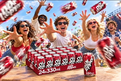 Dr Pepper Cans Pack 24 x 330ml