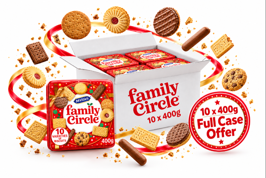 Mcvitie's Family Circle Biscuits 400g 10 Varieties Pack