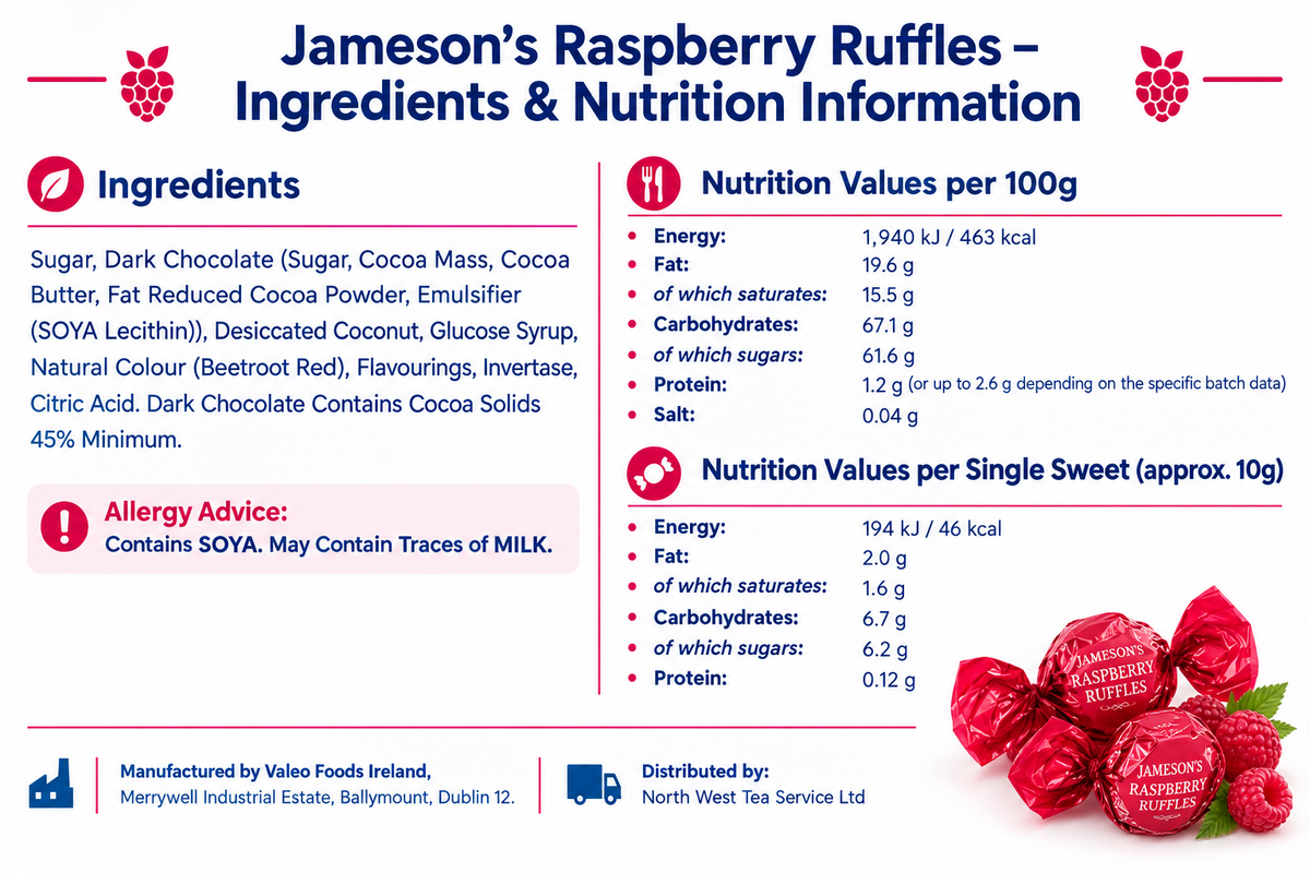 Ruffles Raspberry & Coconut 135g