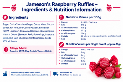 Ruffles Raspberry & Coconut 135g