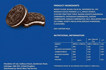 Oreo Biscuits Twin Mini Pack (Pack of 24 x 2's) 915529