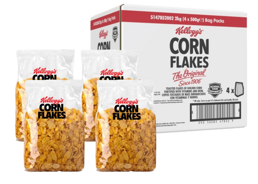 Kellogg's Cornflakes Bag 500g (Pack of 4) 5147852000