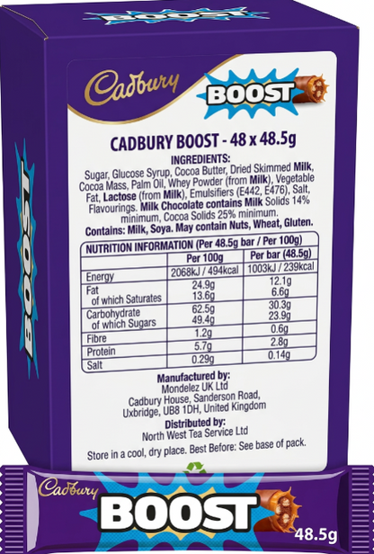 Cadbury Boost Glucose Chocolate Bars (48 Bars)