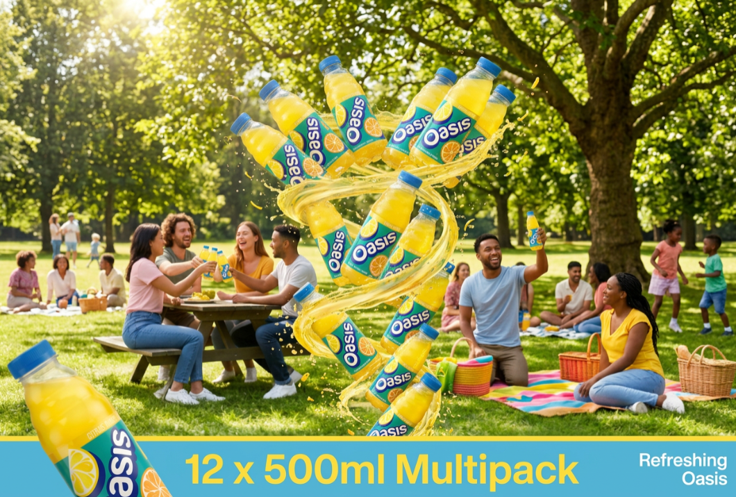 Oasis Citrus Punch Fruit Drink 12x500ml