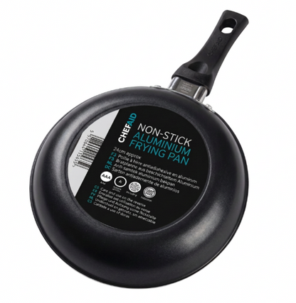 Chef Aid Non-Stick 24 Cm Frying Pan, Black