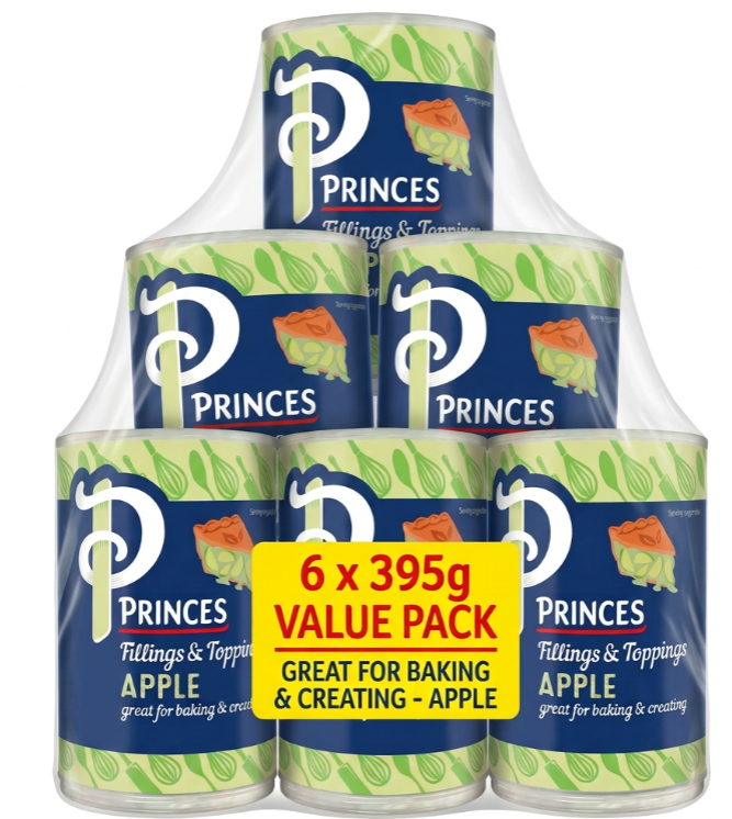 Princes Apple Fruit Filling 6 x 395g