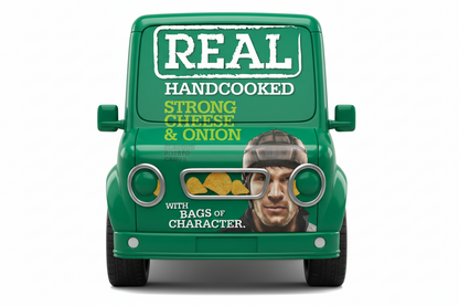 Real Crisps Strong Cheese & Onion 24 x 35g