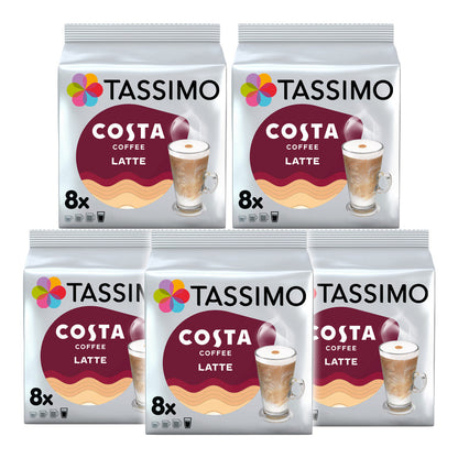 Tassimo Costa Latte Pods 16's (8 Drinks)