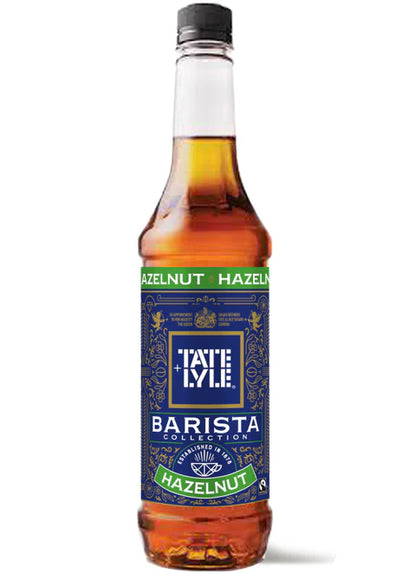 Tate & Lyle Fairtrade Hazelnut Barista Coffee Syrup 750ml.