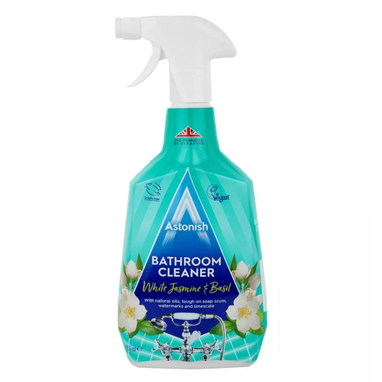 Astonish Bathroom Cleaner Spray White Jasmine & Basil 750ml - NWT FM SOLUTIONS