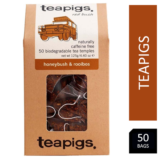 Teapigs Honeybush and Rooibos Tea Bags Whole Leaves 50's