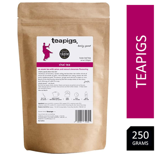 Teapigs Everyday Chai Loose Tea Made With Whole Leaves 250g