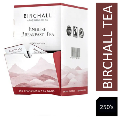 Birchall English Breakfast Tea Envelopes 250's - NWT FM SOLUTIONS