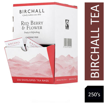 Birchall Red Berry & Flower Tea Envelopes 250's - NWT FM SOLUTIONS