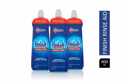 Finish Dishwasher Rinse & Shine Aid Original 800ml For Drier Glasses & Spot Prevention