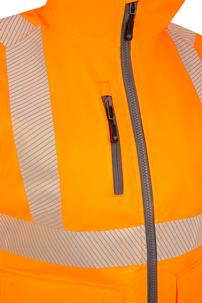 Womens Bodywarmer Fluorescent Orange ALL SIZES