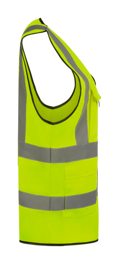 Beeswift Womens Hi-Vis Exec Waistcoat Yellow ALL SIZES