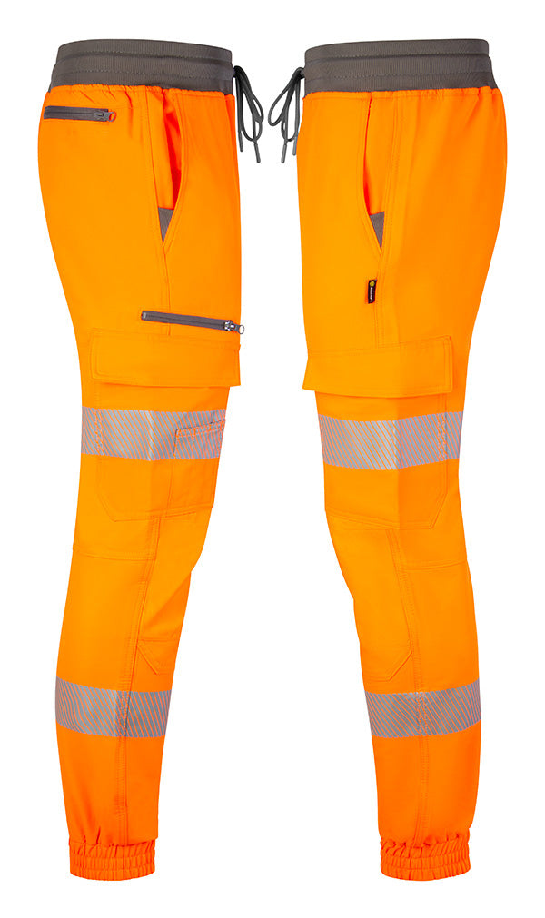 Beeswift Womens Hi-Vis Orange Work Joggers ALL SIZES