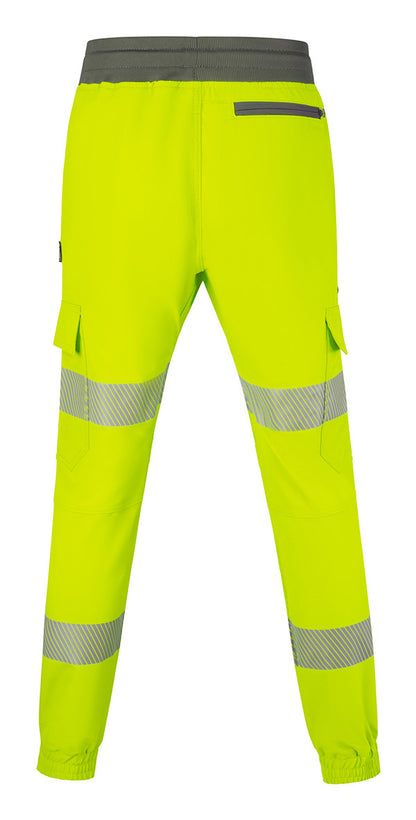 Beeswift Womens Hi-Vis Yellow Work Joggers ALL SIZES