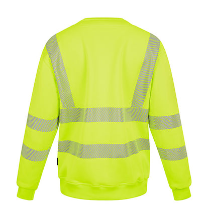 Womens Sweatshirt Fluorescent Yellow ALL SIZES