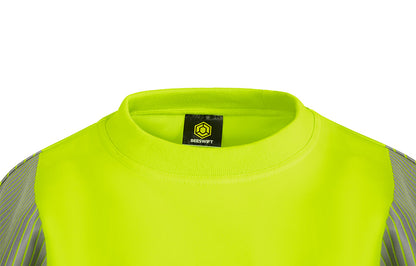 Womens Sweatshirt Fluorescent Yellow ALL SIZES