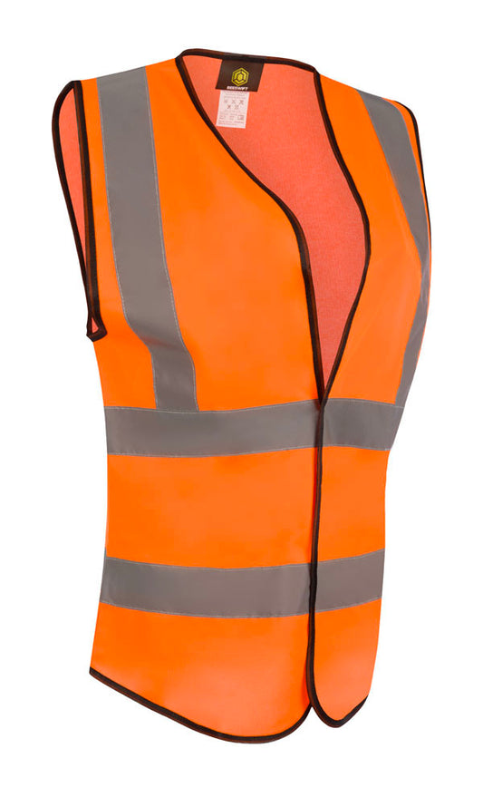Beeswift Womens Hi-Vis Waistcoat Orange ALL SIZES